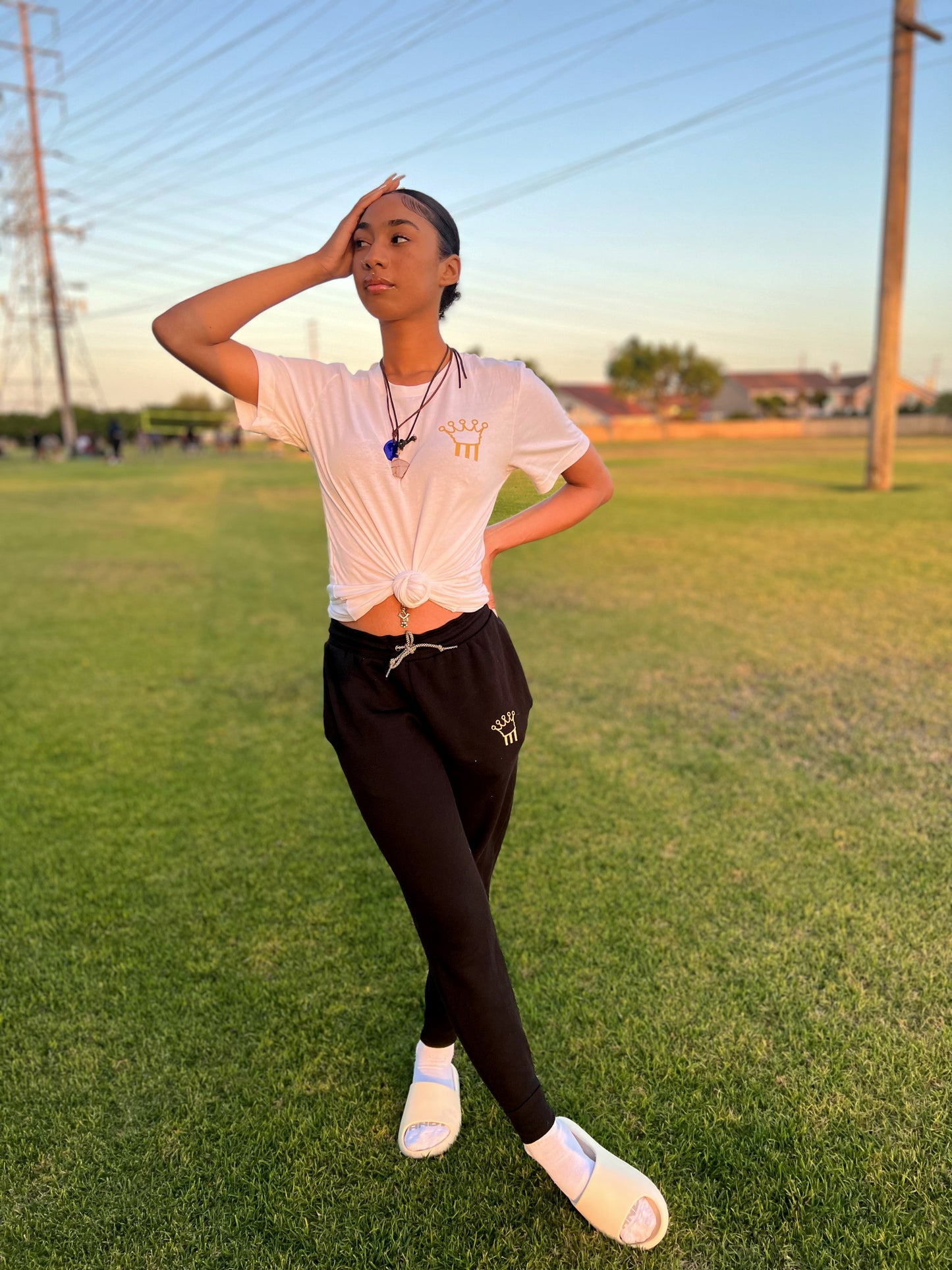 1of1 Tee - White/Gold