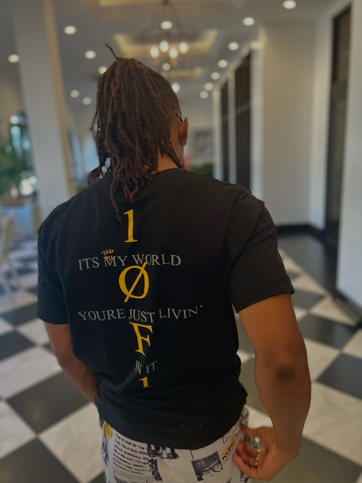 1of1 Tee - Black/Gold