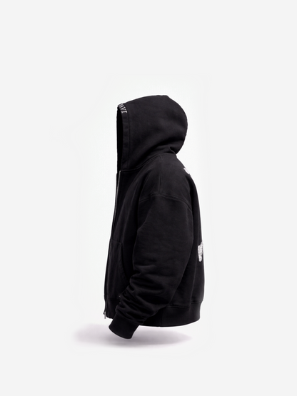 “Someone With A Vision” Oversized Zip Up Jacket