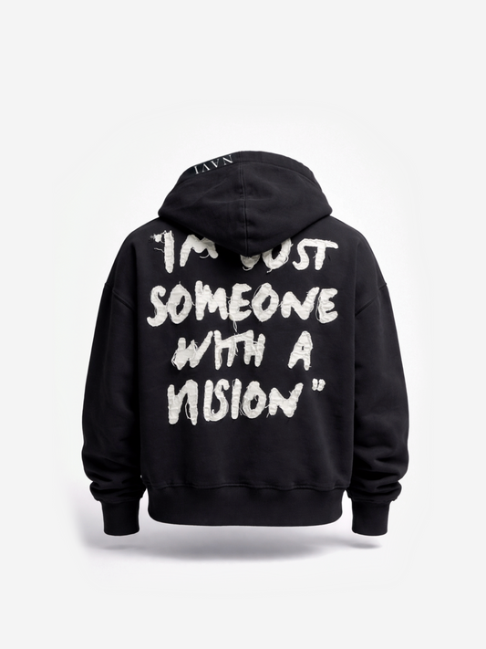 “Someone With A Vision” Oversized Zip Up Jacket