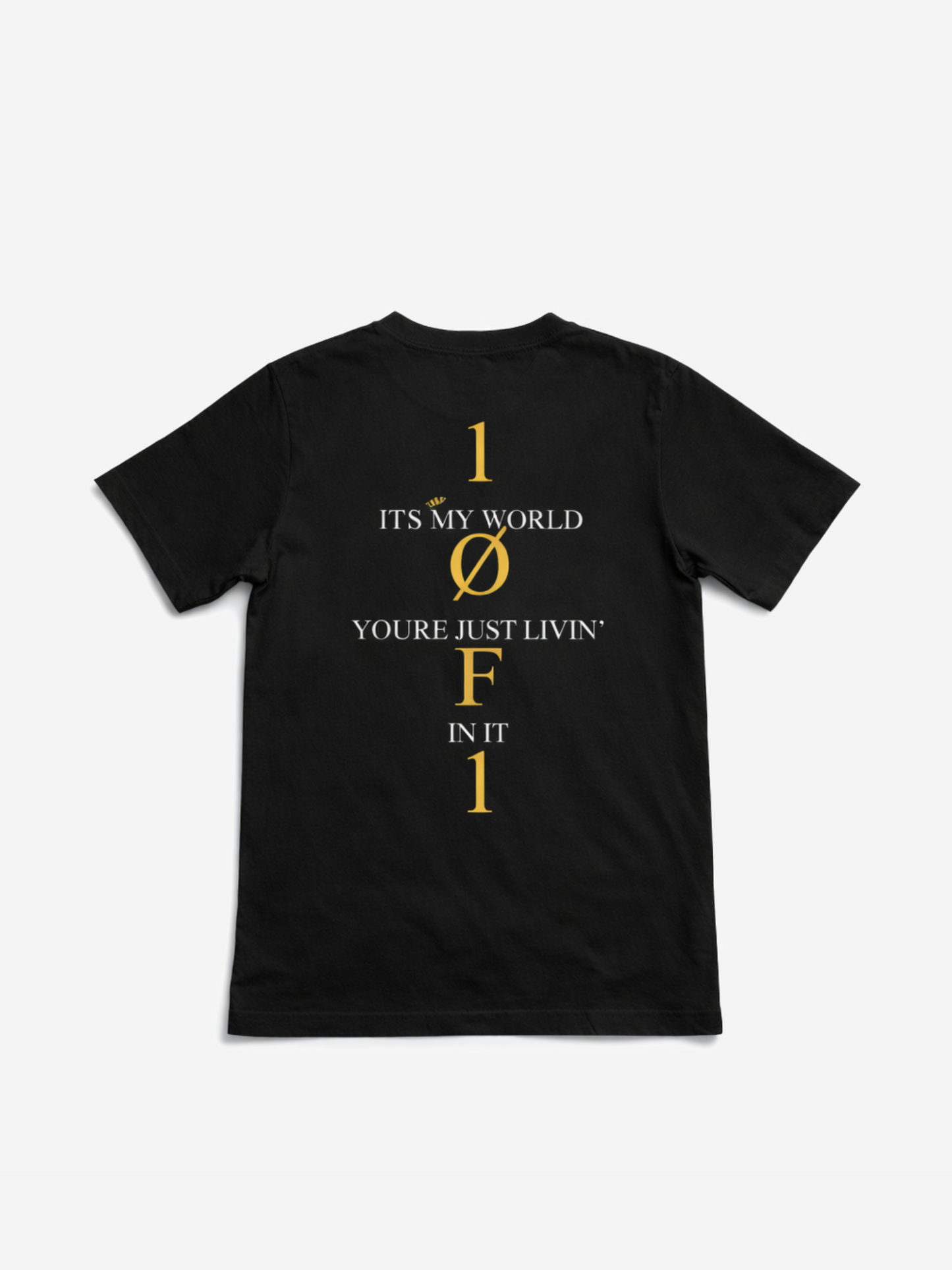 1of1 Tee - Black/Gold