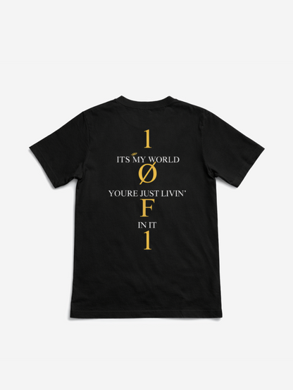 1of1 Tee - Black/Gold