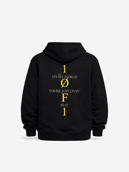 1of1 Hoodie - Black/Gold