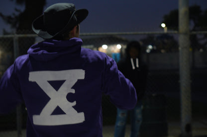 '18 Vintage Logo Hoodie - Midnight Purple